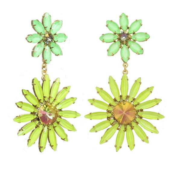 Molly Statement Earrings in Electrics
