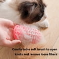 thumbnail image 4 of Cat Self Groomer Brush, Cats Face Scratchers Wall Corner, Self Massage Comb for Indoor, Green, 4 of 6