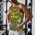 thumbnail image 5 of Picia Camping 1 Printed Men’s Performance Tank, Men's Workout Tank Top Moisture-Wicking Tank Top Muscle tee, Breathable Workout Shirt-Medium, 5 of 7