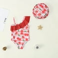 thumbnail image 2 of Toddler Girls One Piece Swimsuit Bathing Suit Beach Swimwear Summer Clothes, 2 of 4
