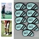 thumbnail image 5 of Juego de 9 fundas impermeables para cabezas de hierros de golf con etiqueta numerada. Verde, 5 of 8