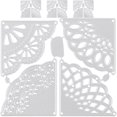 thumbnail image 2 of 4pcs Metal Cutting Die Lace Pattern Shape Cutting Die Cut Mold Scrapbook Card Cutting Die Crafts Making Stencil, 2 of 3