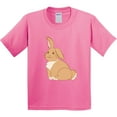 thumbnail image 3 of Inktastic Easter Cute Floppy Ear Brown Bunny Youth T-Shirt, 3 of 5
