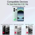 thumbnail image 2 of Protector de pantalla Ibywind Xiaomi Redmi Note 14 5G 6.67, 2 of 6