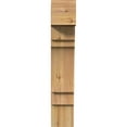 thumbnail image 4 of Ekena Millwork 6"W x 20"D x 32"H Merced Block Rough Sawn Bracket, Western Red Cedar, 4 of 25