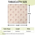 thumbnail image 2 of Princess with Unicorn Pattern Square Fitted Tablecloth with Elastic Edge,Square Table Cover,Washable Elastic Table Cover for Home Kitchen Party Decor 34"x34", 2 of 6