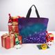 thumbnail image 5 of Balery Purple and Green Glitter Bolsa de Mano para Mujeres con Cremallera, Bolsa de Gimnasio con Compartimentos, Bolsa para Laptop, Bolsa para Trabajo, 5 of 6