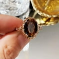 thumbnail image 3 of Pretty Cubic Zircon 18k Yellow Gold Plated Ring Engagement Jewelry Sz 6-10, 3 of 7