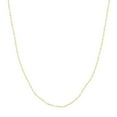 thumbnail image 3 of Gold Plated 20-inch Adjustable White Enamel Bead Chain Necklace for Women, 3 of 6