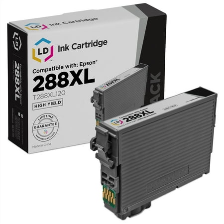 LD Remanufactured Epson 288 / 288XL / T288XL120 High Yield Black Ink Cartridge for use in Expression XP-330, XP-430, XP-434 &