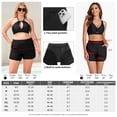 thumbnail image 4 of RELLECIGA Women's High Waisted Swim Shorts with Pockets UV Sun Protection Board Shorts, 4 of 9