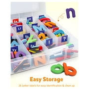 Coogam Magnet Letters Sets for 3 Years Old- 234 Pcs Alphabet with Magnetic Board Pen and Box