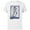 White, variant on Star Wars Luke Skywalker 70s Retro - Short Sleeve Cotton T-Shirt for Adults - Customized-Navy