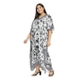 thumbnail image 5 of Gypsie Blu Women's Plus Size Printed Kaftan Dresses Long Maxi Dress for Ladies Girls Online, 5 of 7