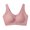 Pink, variant on Women's Seamless Comfort Wireless Push Up Bra Ultra Soft Breathable Everyday T Shirt Bra Multiple Colors 34 36 38 40 B C D