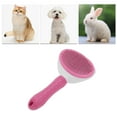 thumbnail image 6 of Unique Bargains 1 Pc Durable Flower Shape Pet Grooming Brush for Pet 7.87"x4.13"x1.97" Pink, 6 of 6