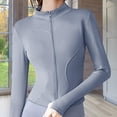 thumbnail image 1 of Chaqueta deportiva ligera y cómoda de secado rápido para mujer Salvador L gris azul, 1 of 10
