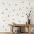 thumbnail image 3 of YOHAVEN Bohemian Retro Flower Wallpaper Hand Painted Floral Wall Sticker Self Adhesive Peel and Stick Wall Decor for Bedroom Living Room Cafe Shop Decoration, 3 of 6