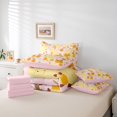 thumbnail image 6 of Erosebridal Yellow Funny Capybara 7-Piece Twin Bedding Sets,Cute Orange Pattern Bedding Comforter Set For Capybara Lovers ,Reversible Pink, 6 of 7