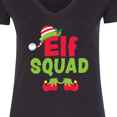 thumbnail image 4 of Inktastic Christmas Elf Squad Women's V-Neck T-Shirt, 4 of 5