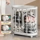 thumbnail image 2 of Large Capacity Dirty Clothes Basket with Wheels, Slim Versatile Laundry Hamper with Sturdy Metal Frame, 2 of 5