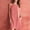 Pink, variant on Summer Dresses 2023 Summer Dresses Sheath Crew Neck Blouse Lightweight White XL