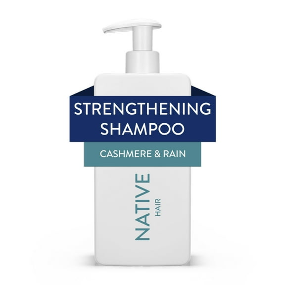 Native Strengthening Shampoo, Cashmere and Rain, Sulfate Free, for Women and Men, 16.5 oz