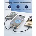 thumbnail image 5 of morfec Magsafe Portable Charger, 12000mAh Magnetic Wireless Power Bank with 20W PD Fast Charging, Slim Wireless Battery Pack Compatible with iPhone 17/16/15/14/13 Series, Yellow, 5 of 7