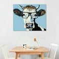 thumbnail image 2 of Orinice Cow Art Print - Cow Decor - Cow with Glasses Art - Gifts for Cow Lovers - Cute Cow Print - Cow Gifts - Cow Wall Art - Cow Art from Lee Keller,  16x12in, 2 of 6