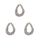 thumbnail image 2 of Collar bohemio Qarigey Vintage cadena gruesa colgantes decoración Blanco, 2 of 6