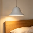 thumbnail image 3 of Round Hat-Shaped Lamp Shade Replacement,Lamp Shades,Plastic Ceiling Lamp Cover,White Lampshade for Table and Floor Lamps,7.4X3.9 Inch Standing Lamp Shade,Fixture Replacement Shades,White 1PCS, 3 of 4