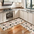 thumbnail image 3 of Kitchen Rugs Sets Of 2,Dachshund and Flower Anti Fatigue Kitchen Mat Rugs Non Slip Washable,Decorative Kitchen Floor Mats for Kitchen,Sink,Laundry,17"X47", 3 of 5