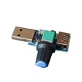thumbnail image 3 of Regulador de del ventilador USB silencioso Módulo de control de del ventilador USB continuo con perilla DC4-12V a 2.5-8V 5W Yotijar Regulador de velocidad del ventilador USB, 3 of 7