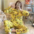 thumbnail image 1 of Pijamas de mujer de otoño e invierno de forro polar coral engrosado estilo princesa de franela para el hogar que se pueden usar al aire libre, 1 of 1
