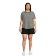 thumbnail image 2 of Terra & Sky Women's Plus Size Pull On Knit Shorts, 7" Inseam, 2 of 6
