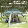 thumbnail image 5 of Outsunny Screen Tent, 12' x 12' Screen House Room with UV50+ Protection, 5 of 8