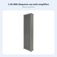 thumbnail image 2 of Abbraccia Altavoz columna exterior impermeable PA, 2 of 6