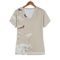 thumbnail image 6 of Dyfzdhu 250th Anniversary Usa Shirt T Shirts For Women Fashion Daily Casual V Neck Short Sleeve Tops Loose, 6 of 7