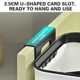 thumbnail image 5 of Taicans 2.3 Gallon Kitchen Compost Bin for Counter Top or Under Sink,Mountable Indoor Compost Bucket,Hanging Small Trash Can with Lid for Cupboard,Bathroom,Bedroom,office,Camping Gray, 5 of 8