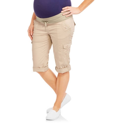 Happy Mama 775p Womens Maternity Stretchy Leggings Over-The-Bump Waistband