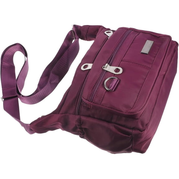 Oxford Cloth Large Capacity Handbag for Women Casual Shoulder Tote Bag Crossbody Travel Purse Purple for Storing Essentials While
