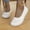 White, variant on YOUYEDIAN Loafers for Women Fashion Knit Mesh Versatile Comfy Soft Slip On Platform Flats Casual Round Toe Breathable Sport Outdoor Walking Shoes
