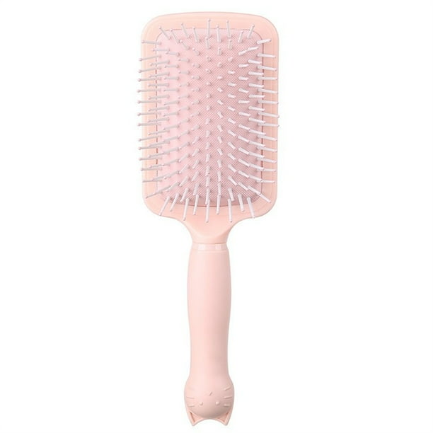 Guardurnaity Cojín cepillo para el cabello de mano antiestático húmedo seco cómodo peine de masaje masajeador de peluquero para el hogar Cuidado del cabello Cuadrado Guardurnaity CE013701-03B