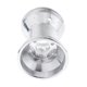 thumbnail image 4 of Llantas de llanta de rueda Cubo de rueda Kart 3 agujeros Aleación de aluminio Ruedas Llanta de llanta para accesorios de piezas d 180mm SM SunniMix Llantas de rueda, 4 of 4