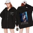 thumbnail image 2 of Sudadera con capucha de rapero J Cole para hombre y mujer, con cremallera y estampado de abrigo de lana Álbum de Música, estilo callejero Hip Hop, 2023, 2 of 5