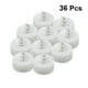 thumbnail image 3 of 36 velas eléctricas parpadeantes con núcleo transparente, sin llama, LED, para decoración (luz blanca), 3 of 6