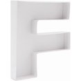 thumbnail image 1 of 8" Fillable Cardboard Letter Shaped Box Paper Mache Birthday Party Sweets Candy Tray (F), 1 of 4