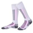 thumbnail image 2 of 3uds. Calcetines de invierno cálidos y gruesos para esquí al aire libre (niños) rosa blanco 2 uds., 2 of 2