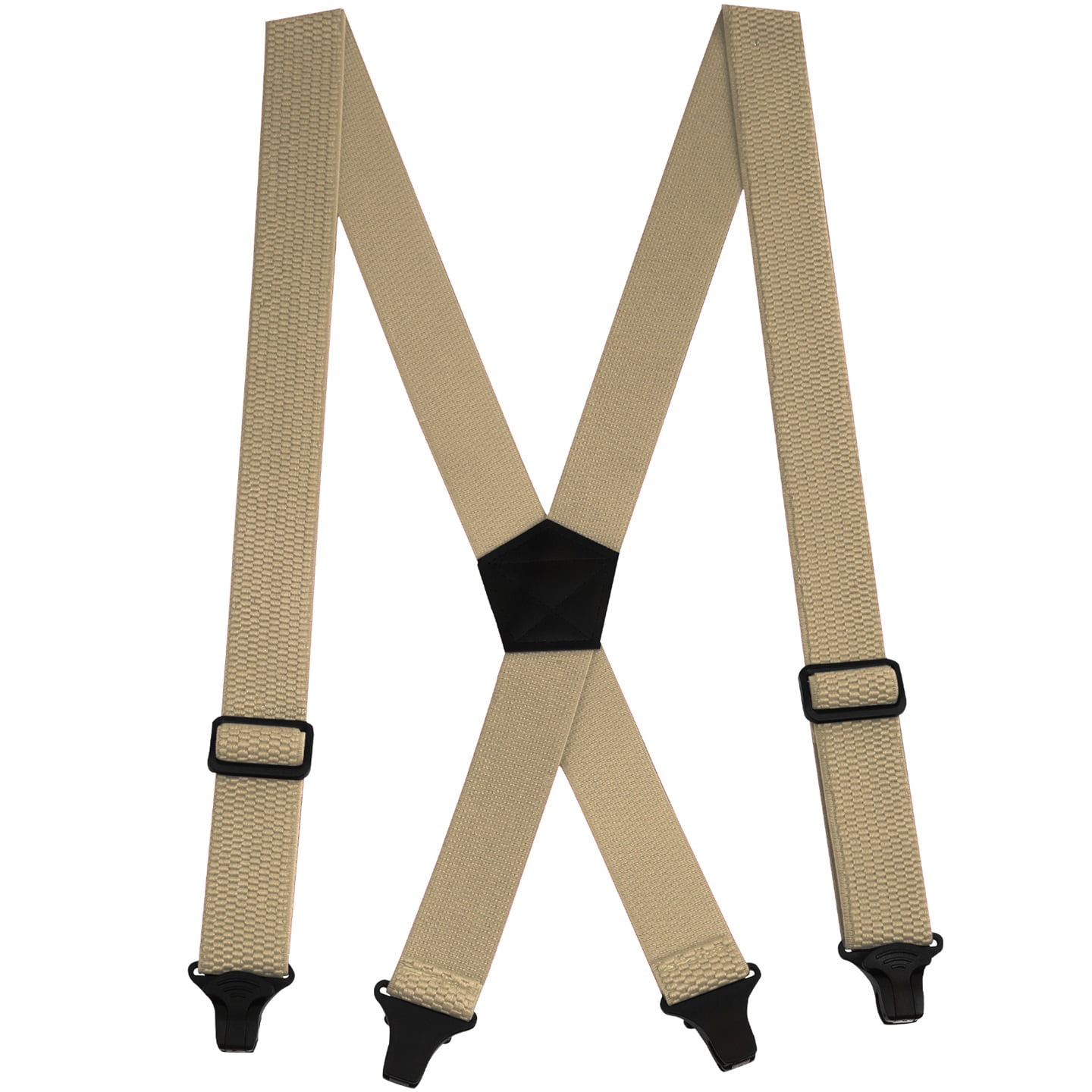 "Buyless Fashion Heavy Duty Suspenders for Men 48"" Adjustable Straps