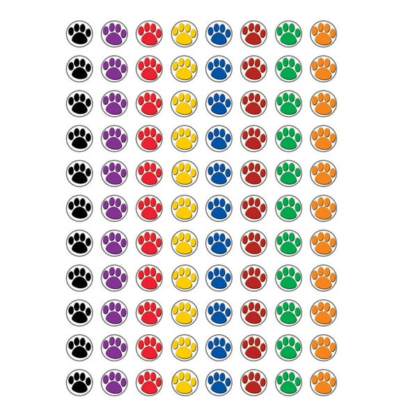 Colorful Paw Prints Mini Stickers [TCR4819]